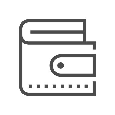 m-cüzdan vektör simgesi