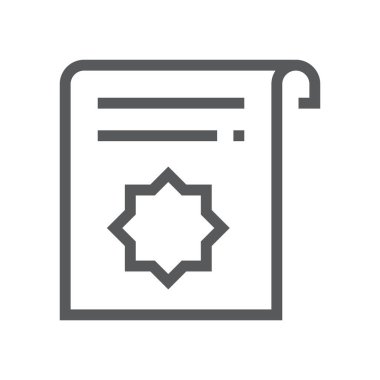 Sertifika Vektörü Simgesi