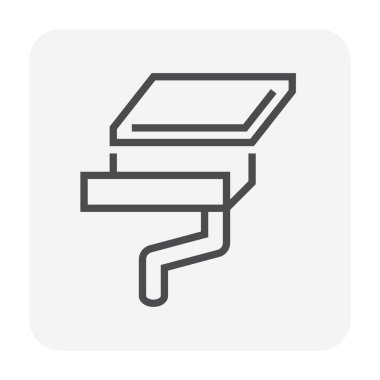 Cilt payı drenaj simgesi