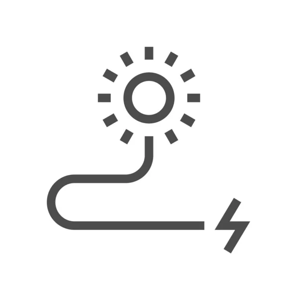 Pictogram elektrische auto — Stockvector