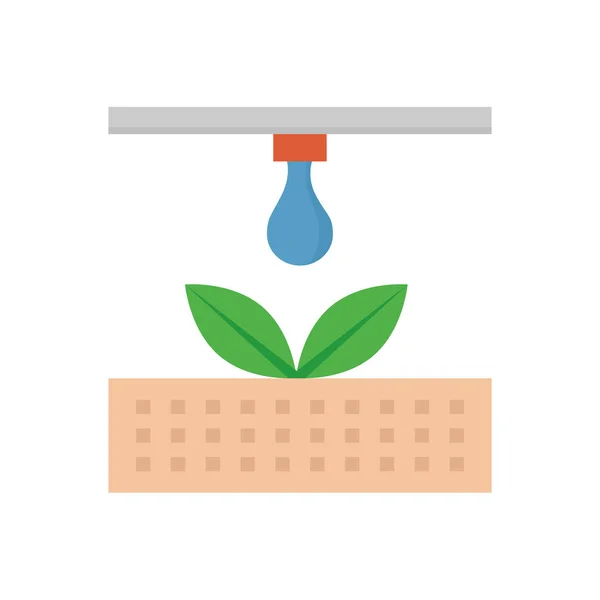 Water sprinkler pictogram — Stockvector