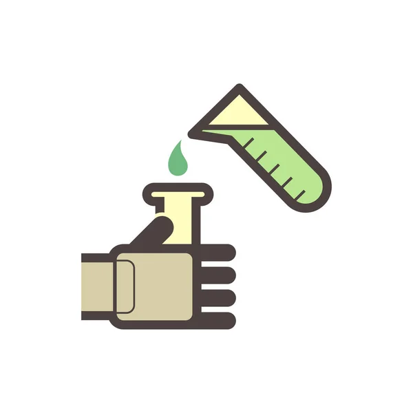 Farmaceutische productie pictogram — Stockvector