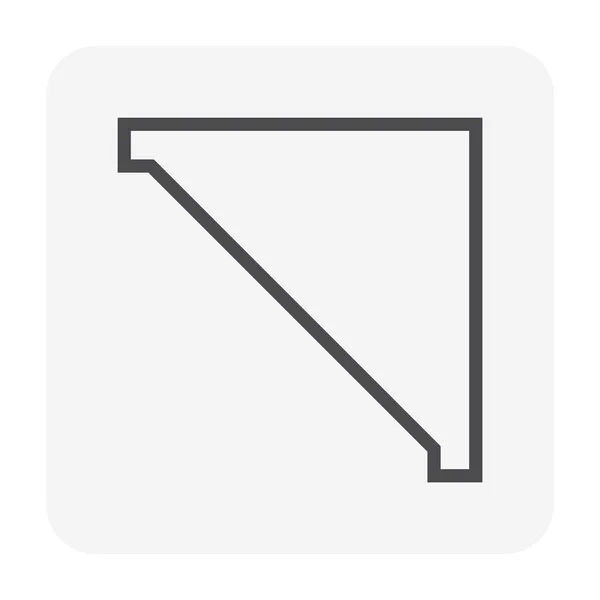 Crown cornice icon — Stock Illustration Crown cornice icon Stock Illustration