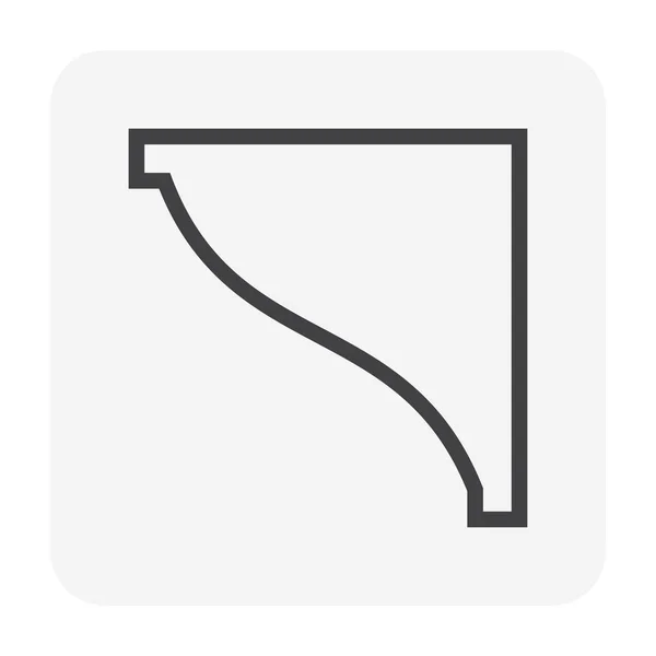 Crown cornice icon — Stock Illustration Crown cornice icon Royalty Free Stock Vectors