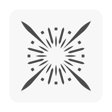 havai fişek vektör simgesi