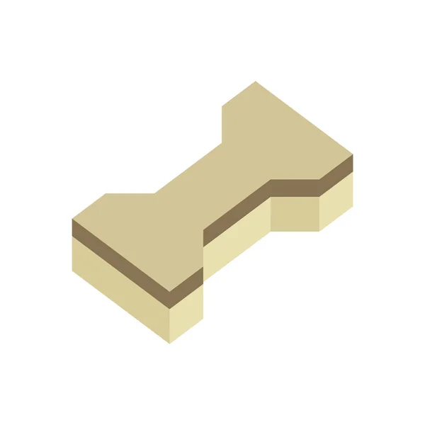 Paver brick icon — Stock Vector