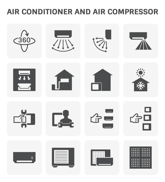 空调机图标 — 图库矢量图片