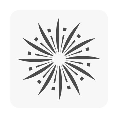 havai fişek vektör simgesi