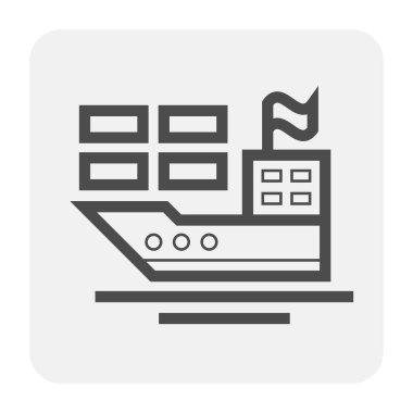 Sevkiyat simge siyah 