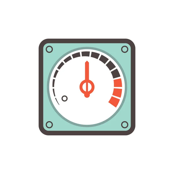 Gauge meter icon — Stock Vector