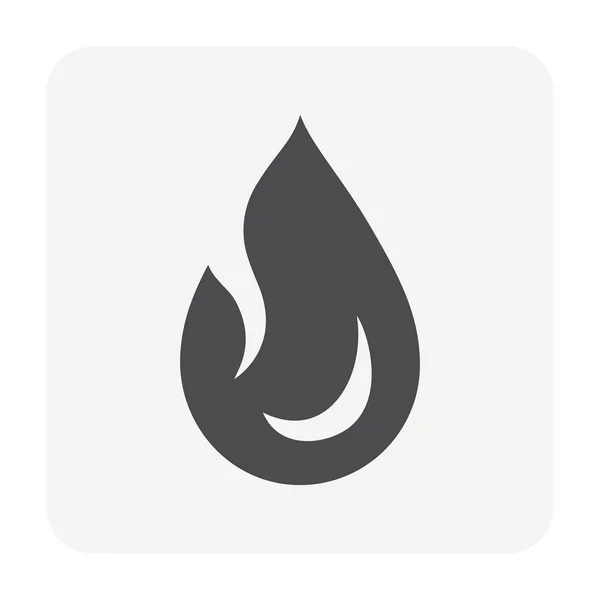 Gáztűzveszélyes ikon — Stock Vector