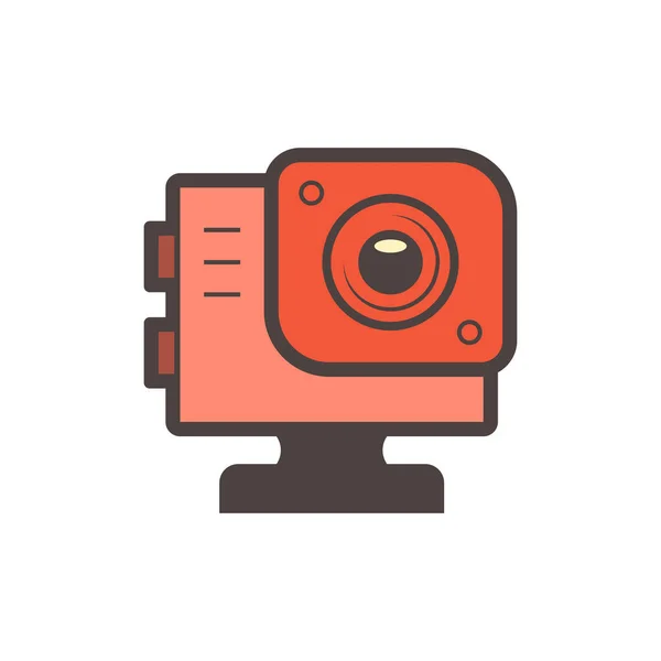Icône caméra sport — Image vectorielle