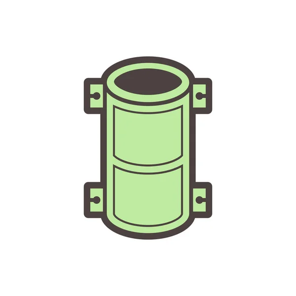 Concrete testing icon — Stock Vector