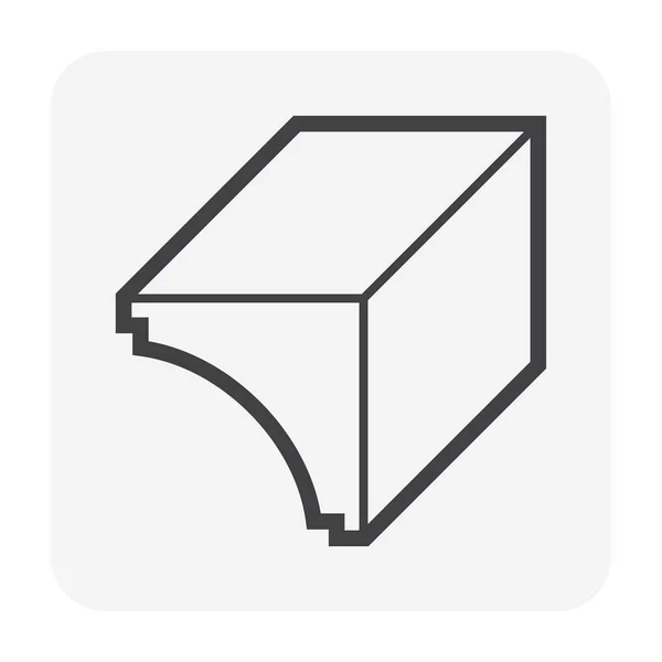 Crown cornice icon — Stock Illustration Crown cornice icon Royalty Free Stock Illustrations