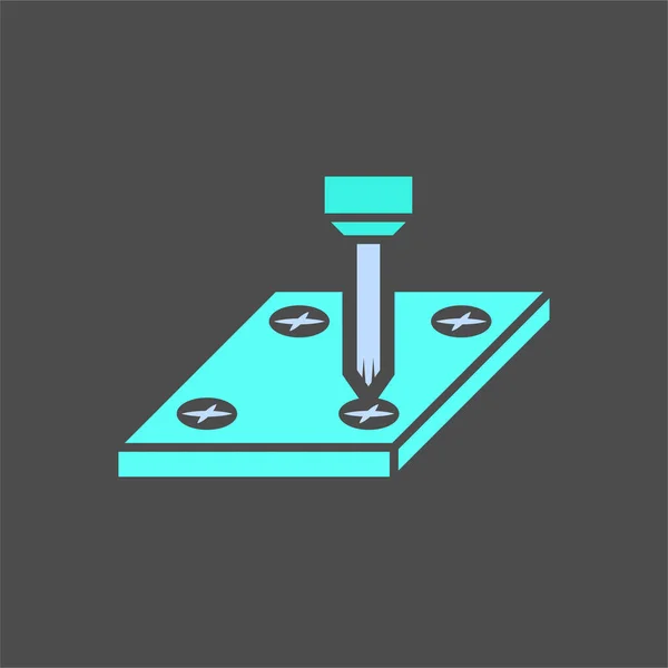 Ikon för Skruvverktyg — Stock vektor