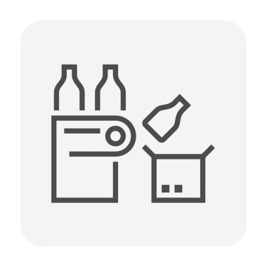 robot şişe simgesi