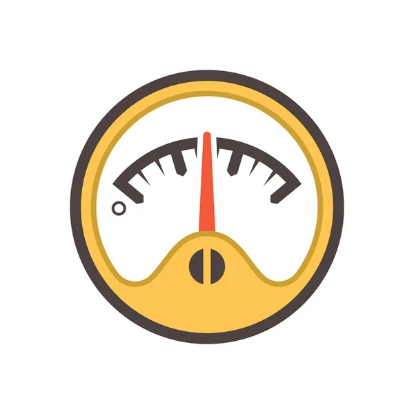 Icona del misuratore — Vettoriale Stock