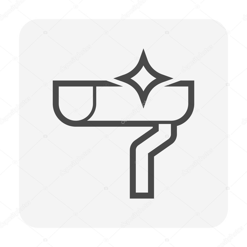 gutter cleaning icon 