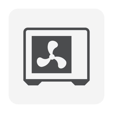 Hava sıkıştırıcı vektör simgesi tasarımı.