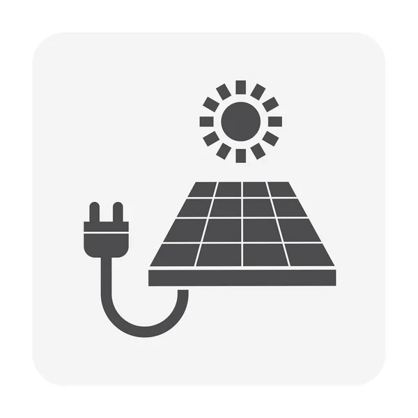 Projekt Ikony Wektora Energii Słonecznej Dla Koncepcji Alternatywnej Energii — Wektor stockowy