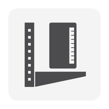 Hava kompresör çelik destek simgesi tasarımı.