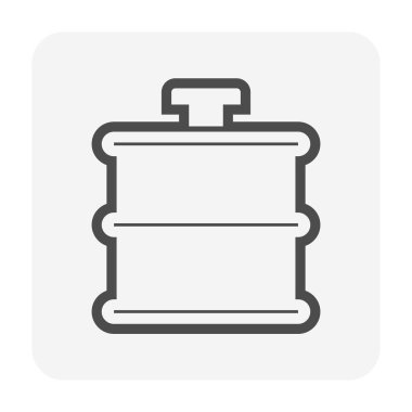 Su tankı vektör simgesi tasarımı Su çalışması grafik tasarım ögesi için.