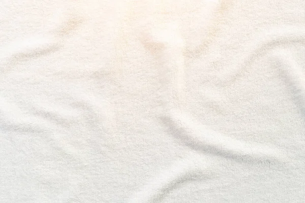 背景の白いタオル テクスチャ — ストック写真