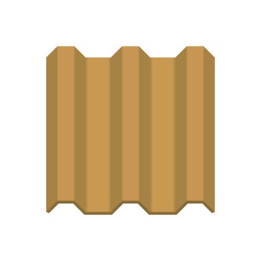 Çatı kaplama malzemesi simgesi tasarım.