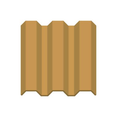 Çatı kaplama malzemesi simgesi tasarım.