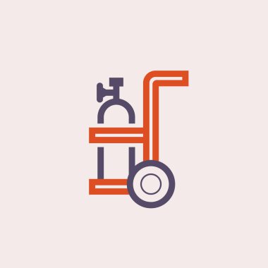 Gaz kesme araçları vektör tasarımı.