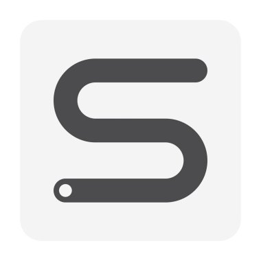 Bakır boru veya klima boru simgesi tasarımı.