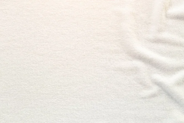 Tekstur Handuk Putih Untuk Latar Belakang — Stok Foto