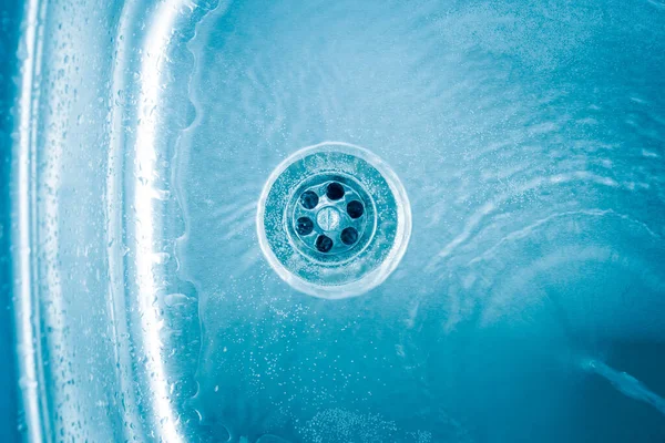 Clean Purity Water Drop Sink — Stock Photo, Image