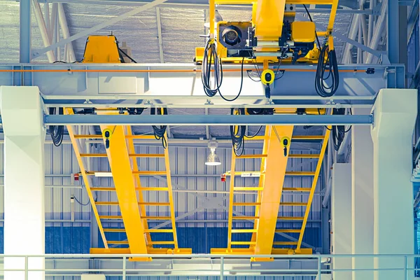 Factory Overhead Crane Factory Building — Stock Photo, Image