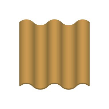 Çatı kaplama malzemesi simgesi tasarım.