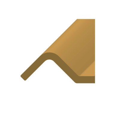 Çatı kaplama malzemesi simgesi tasarım.