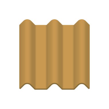 Çatı kaplama malzemesi simgesi tasarım.