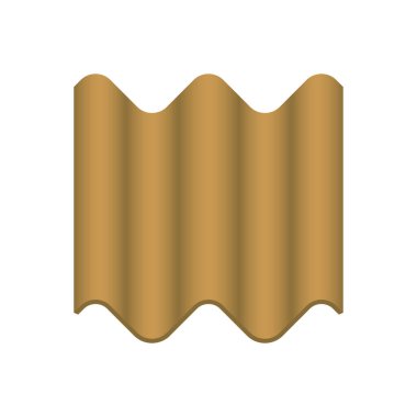Çatı kaplama malzemesi simgesi tasarım.
