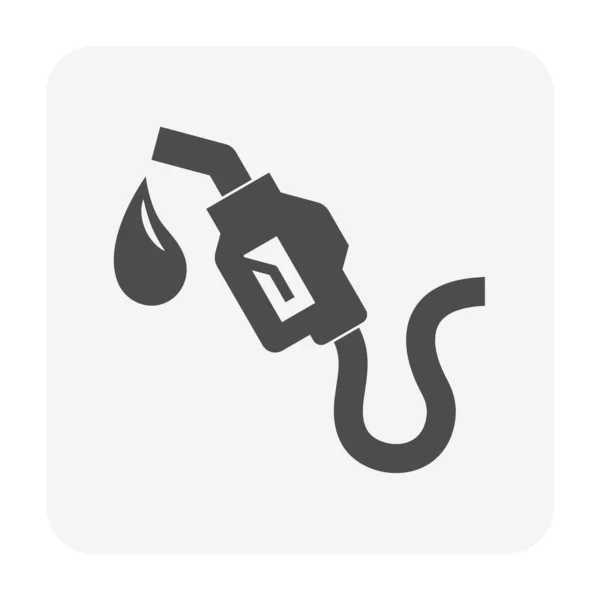 Tankstellen Und Düsenvektor Icon Design Für Das Tankstellenservice Konzept — Stockvektor