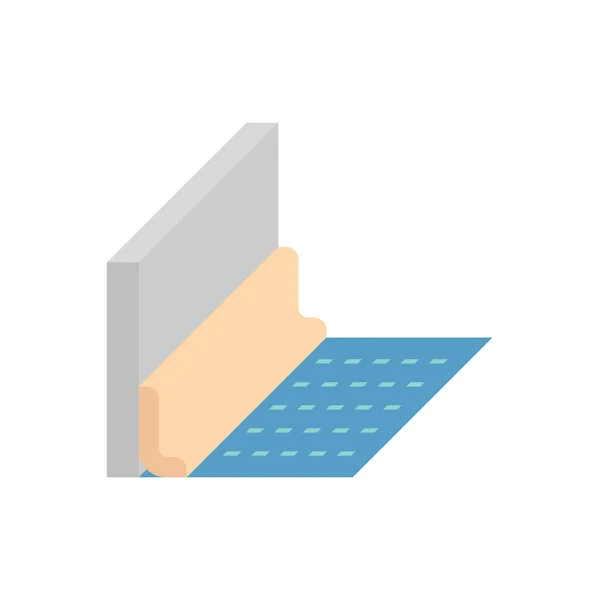 Conice wall and vinyl floor icon design. — Stock Illustration Conice Wall Vinyl Floor Icon Design Stock Illustration