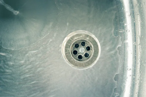 Clean Purity Water Drop Sink Stock Image