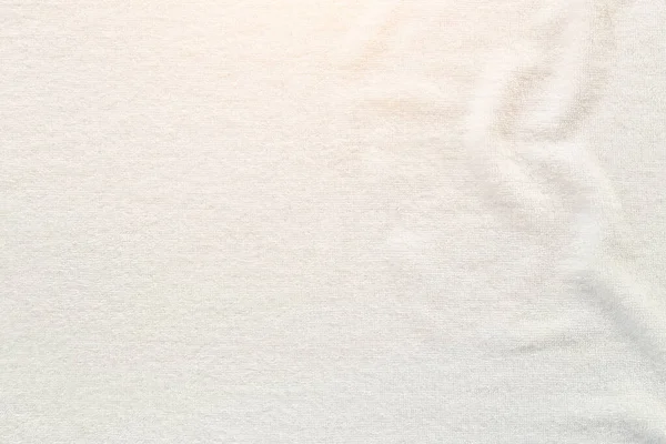 背景の白いタオル テクスチャ — ストック写真
