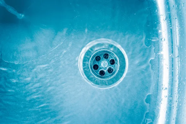 Clean Purity Water Drop Sink — Stock Photo, Image