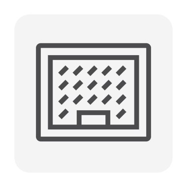 Sump pit cover simgesi, 64x64 Mükemmel piksel ve düzenlenebilir vuruş.