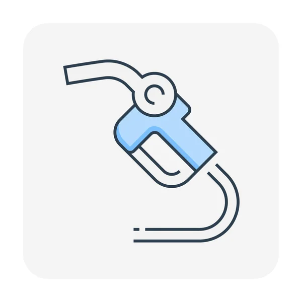 Conception Icône Buse Gaz Course Modifiable — Image vectorielle