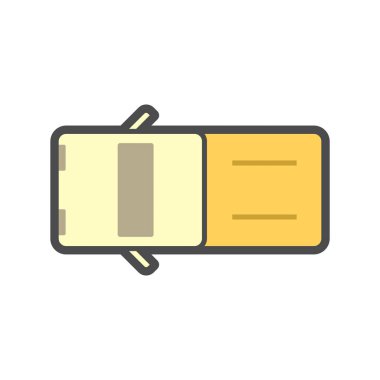 pikap kamyon aksesuarı veya tonneau kapağı veya yatak kamyonu kapağı vektör simgesi tasarımı.