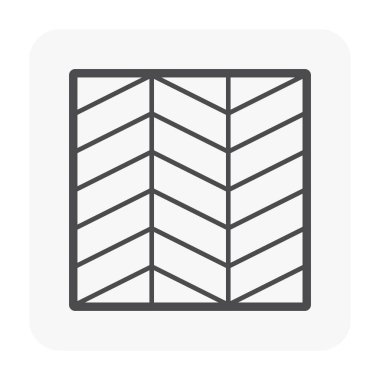 Ahşap zemin deseni ve malzeme simgesi