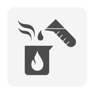 Petrol gazı endüstriyel konsept tasarımı için petrol gazı test vektör simgesi tasarımı.