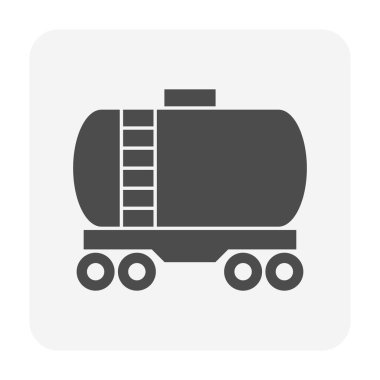 Petrol gazı endüstriyel konsept tasarımı için petrol gazı tankı vektör simgesi tasarımı.