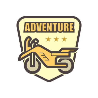 off road motosiklet vektör tasarım ögesi.